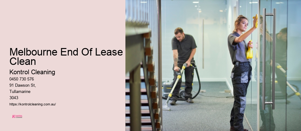 Melbourne End Of Lease Clean